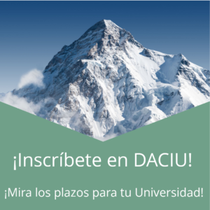 Infórmate e inscríbete en DACIU