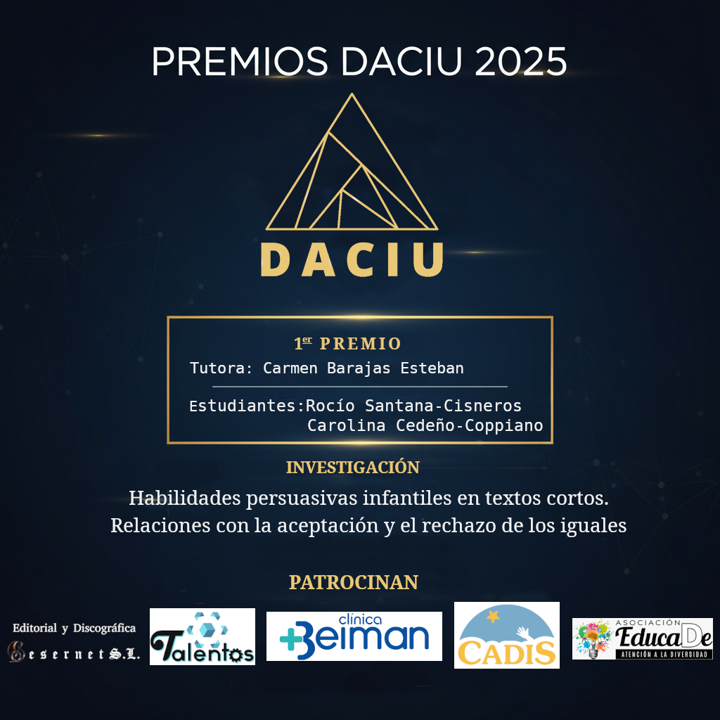 Proyecto ganador — Primer premio DACIU 2025