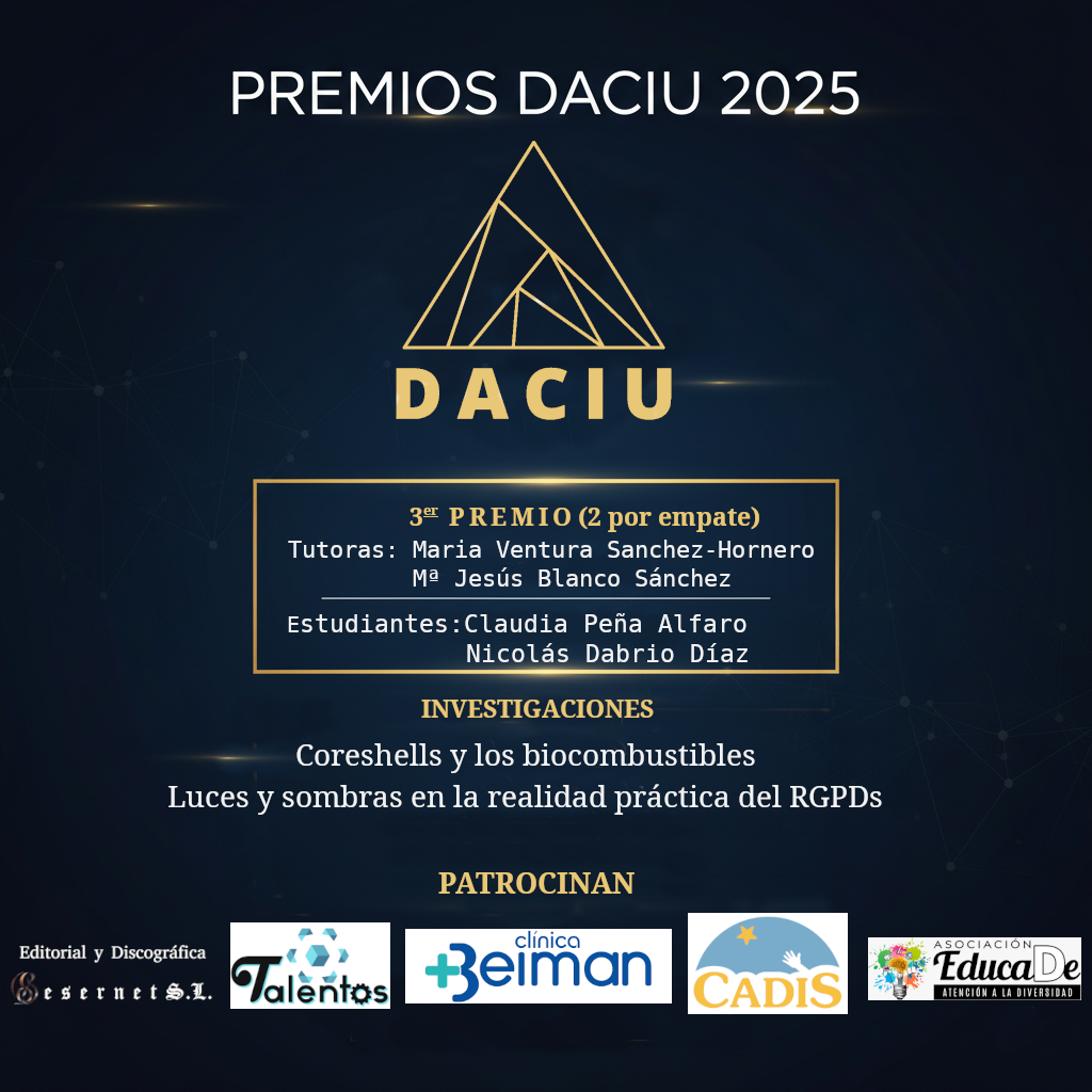 Tercer premio en empate — DACIU 2025